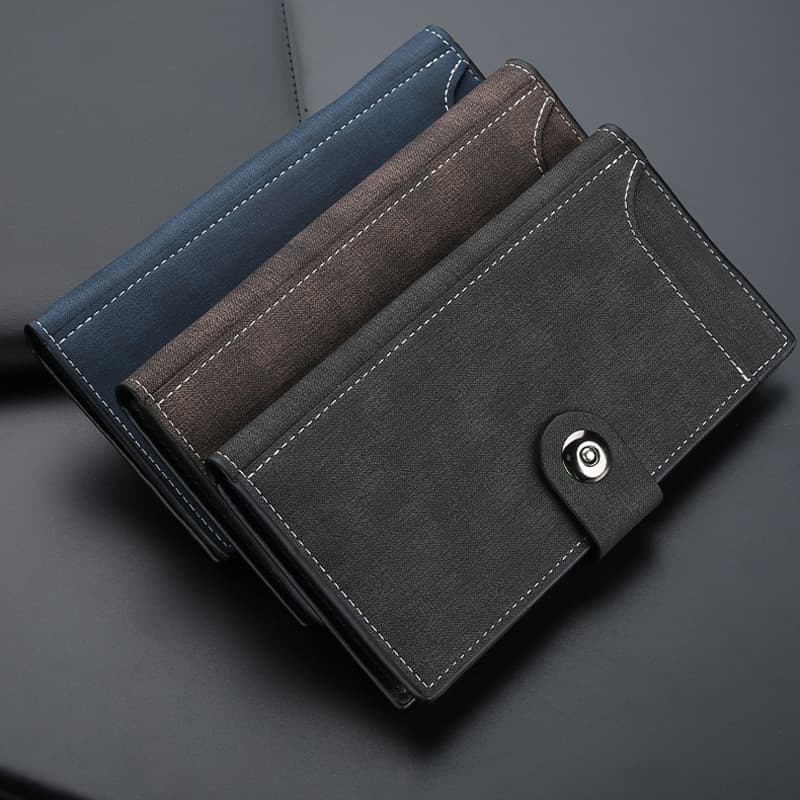 メンズ長財布 コンパクト スマート収納コンパクト長財布