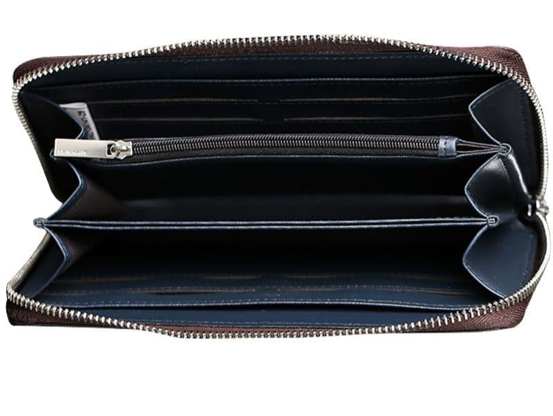 メンズ長財布 小型 スマートジップウォレット