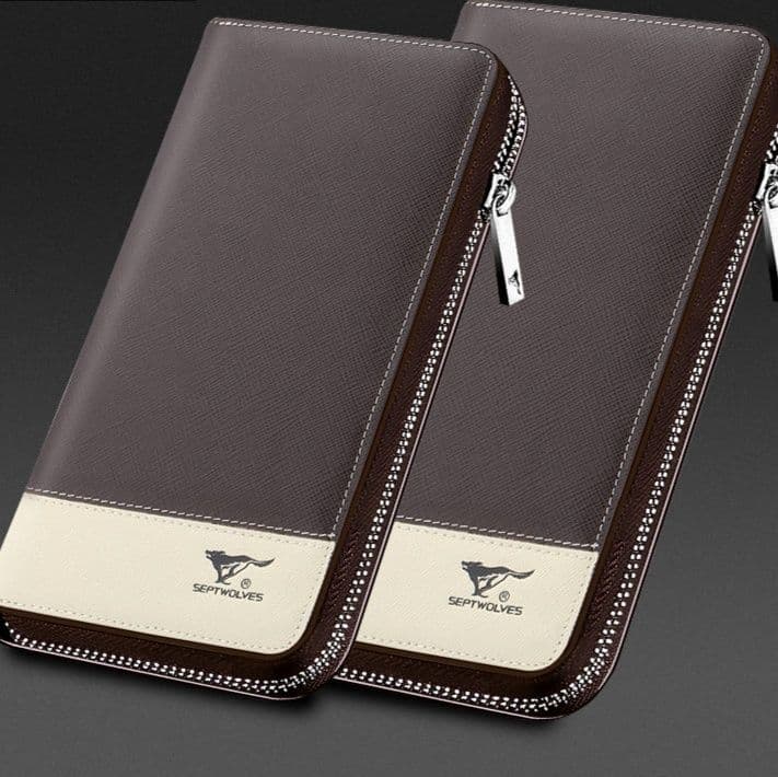 メンズ長財布 小型 スマートジップウォレット