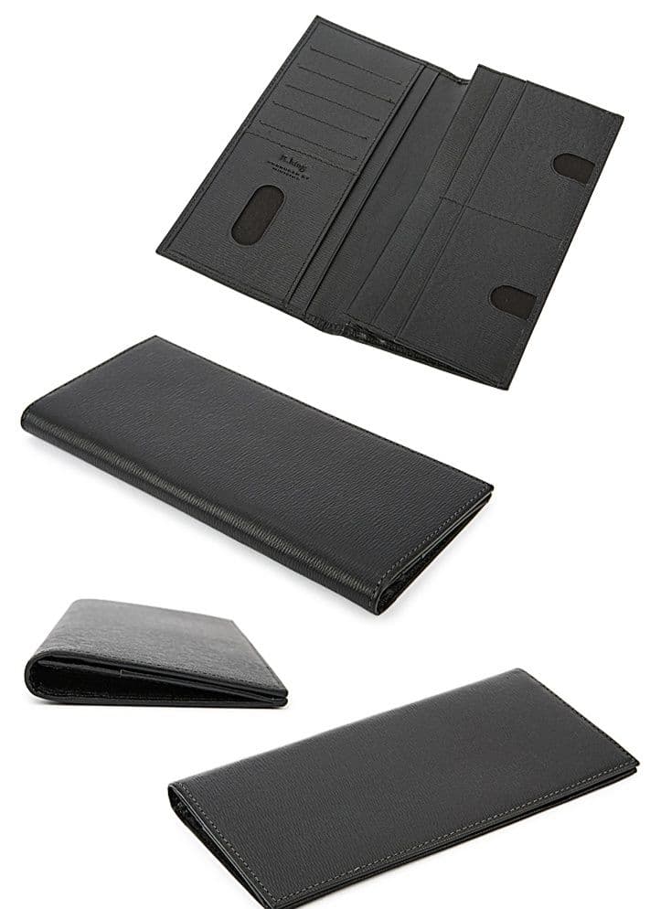 メンズ長財布 小型 洗練薄型紳士財布
