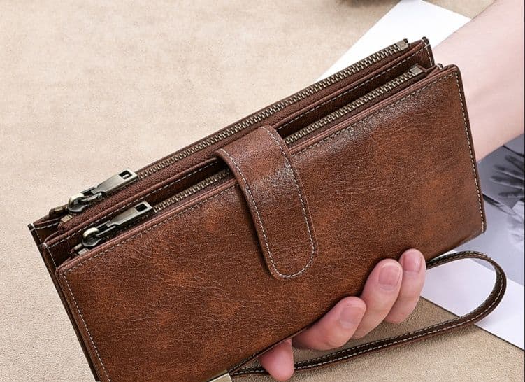 メンズ長財布 コンパクト 多機能スマート長財布