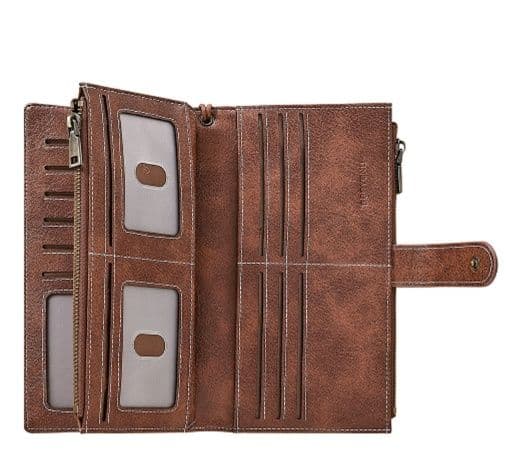 メンズ長財布 コンパクト 多機能スマート長財布