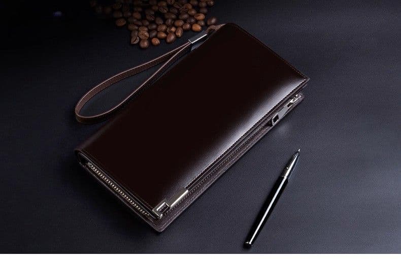 メンズ長財布 多機能大容量スマート長財布