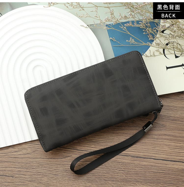 メンズ長財布 スマートジップ薄型長財布