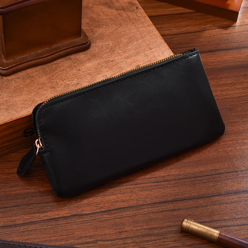 メンズ長財布 スマートスリム本革長財布