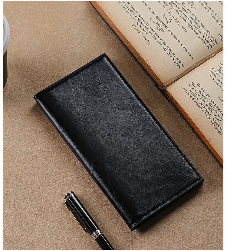 メンズ長財布 小型 スマートスリム二つ折り長財布