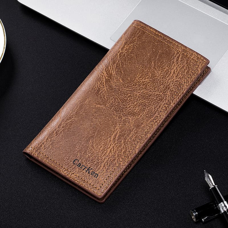 メンズ長財布 薄い 薄型スマート多機能長財布