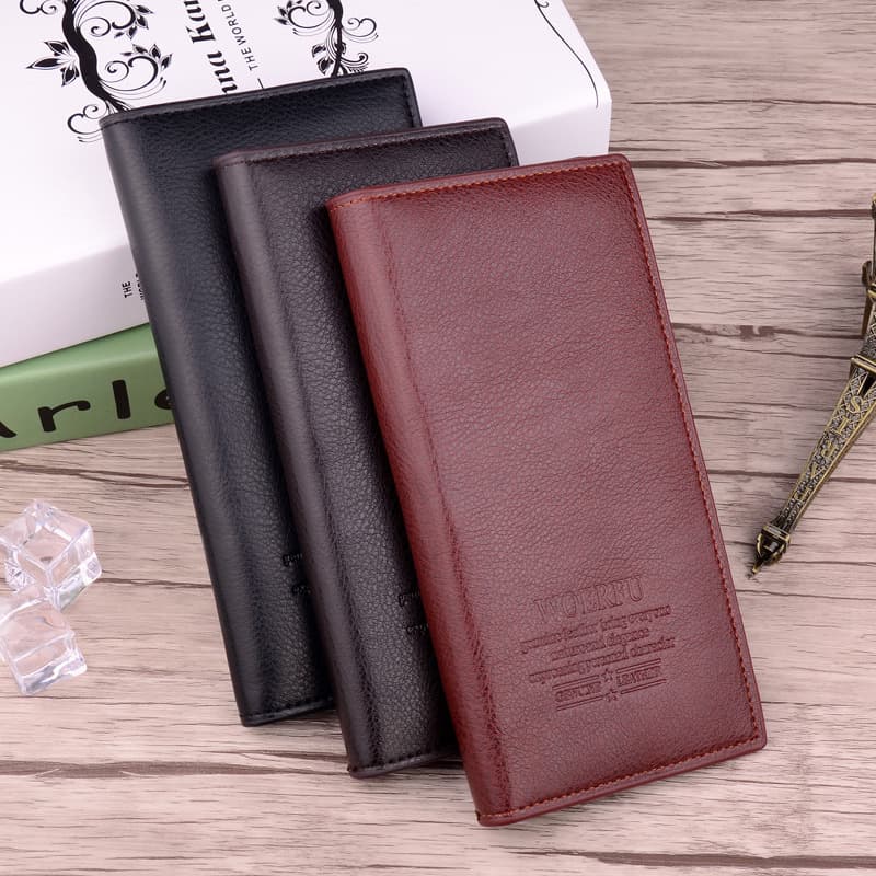 メンズ長財布 高級感あふれる薄型紳士財布