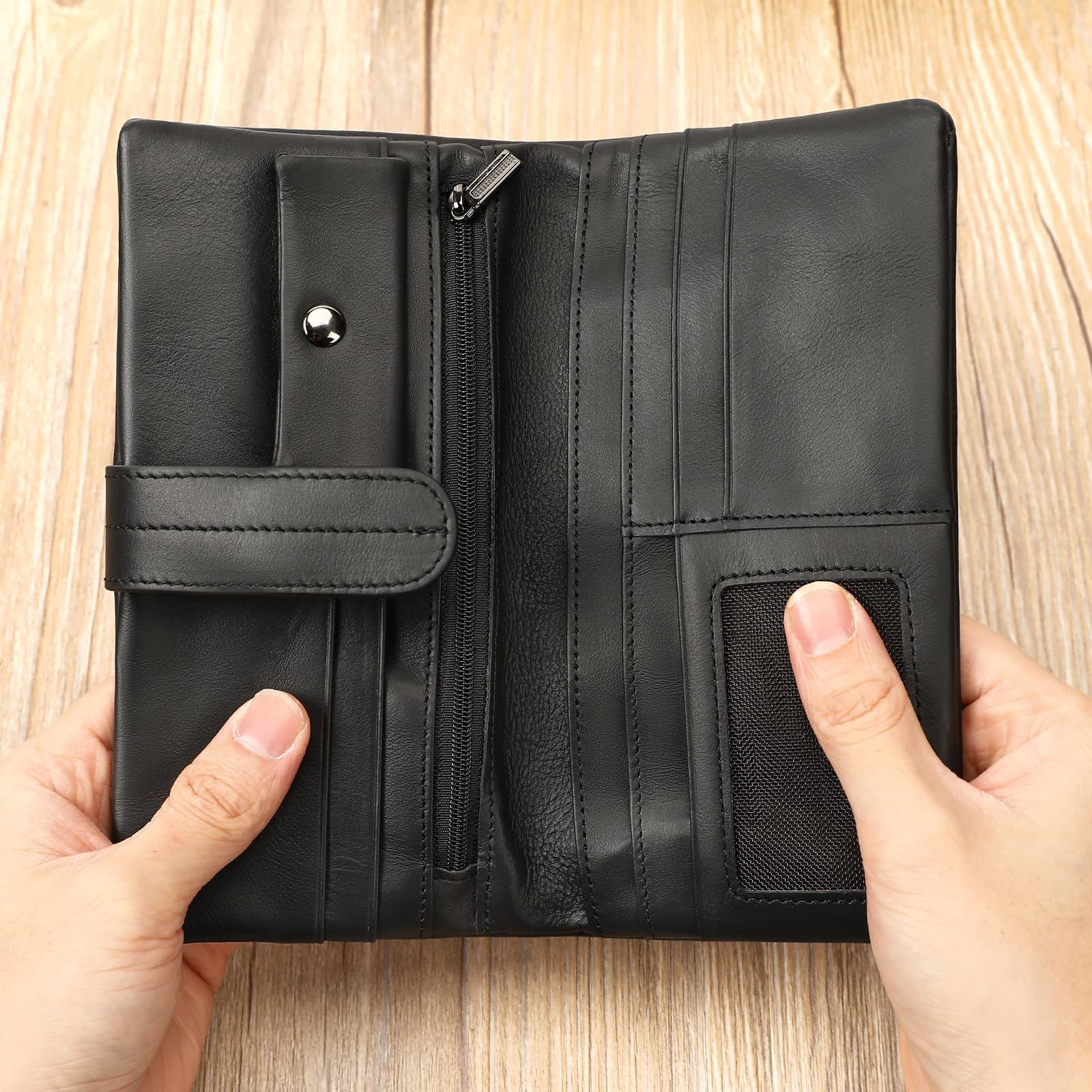メンズ長財布 スマートフォルム薄型長財布