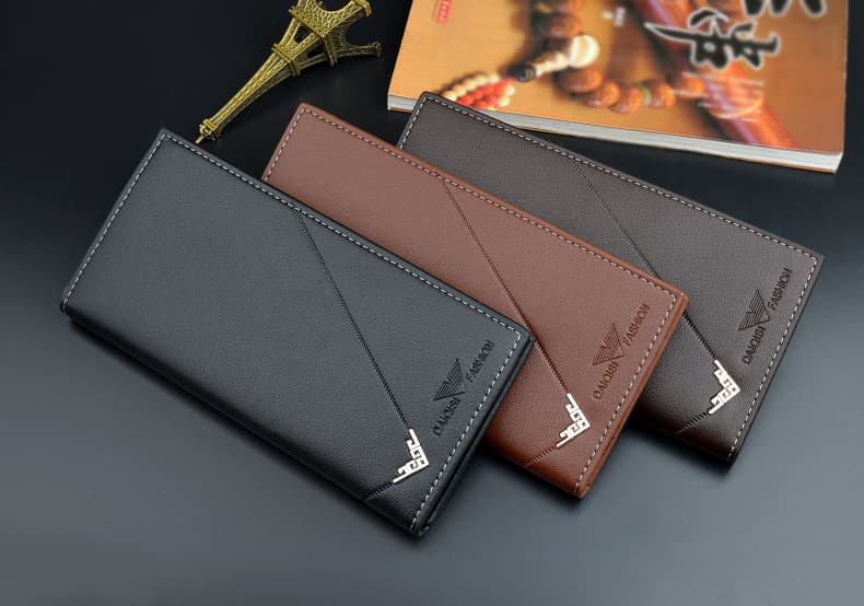 メンズ長財布 薄い スタイリッシュスリム長財布